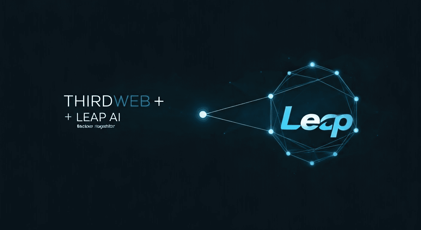 Thirdweb Integrates Leap AI: Transforming Content Creation In Web3