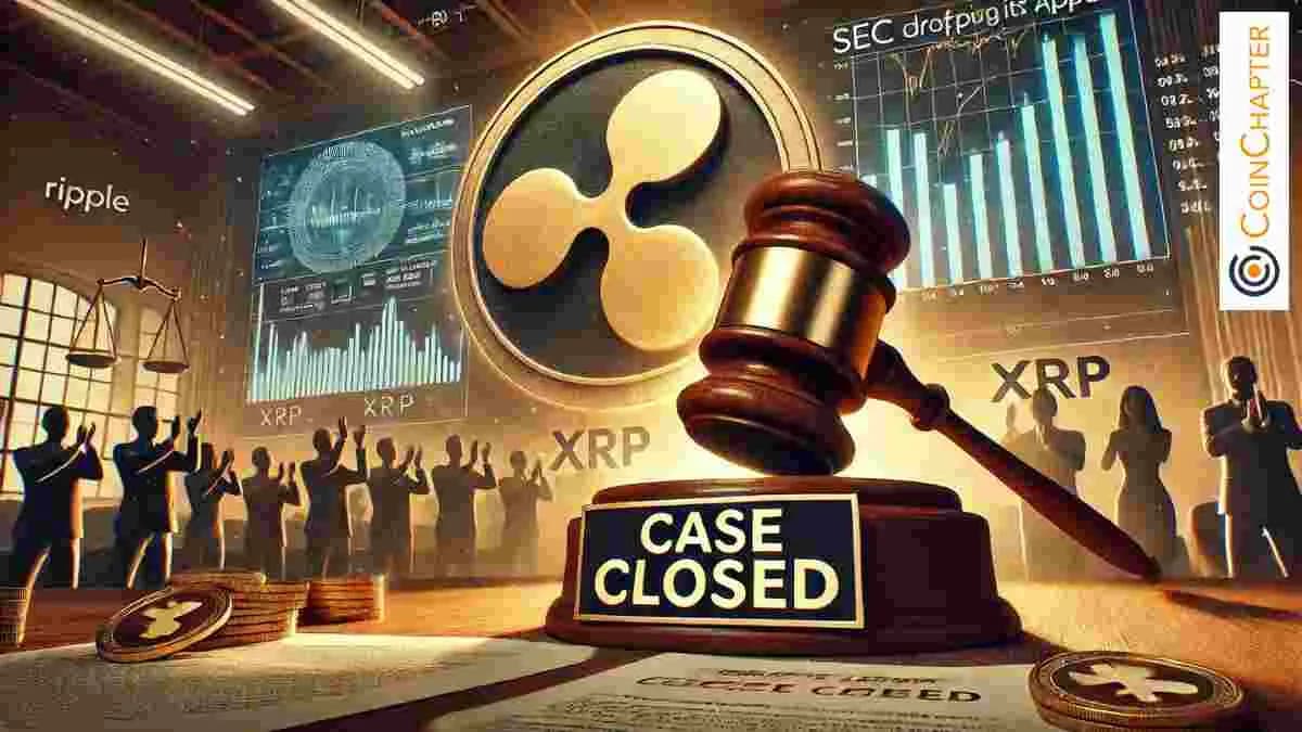 Ripple Wins Big as SEC Drops Appeal, XRP Spikes over 10%