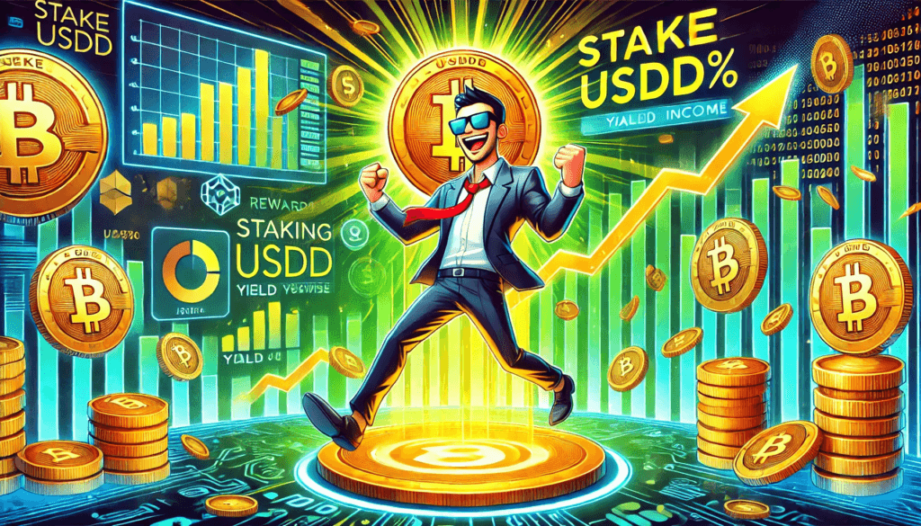 Exchange anuncia staking flexível de USDD com rendimento anual (APR) de até 20%